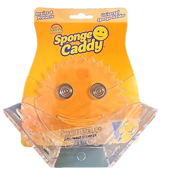 Scrub Daddy Sponge Caddy Holder Self Draining Suction Cup New - Picture 1 of 7